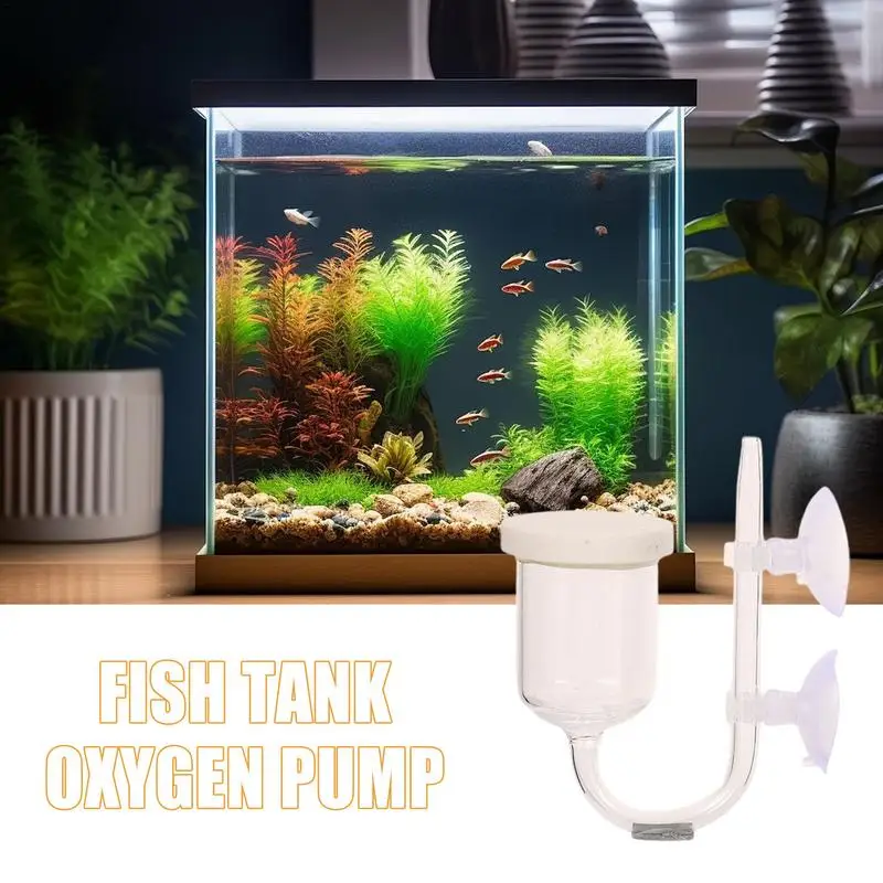 Aquarium Atomized Oxygen Disc Pump Bubble Maker Air Fittings Air Oxygen Diffuser Practical Oxygen Pump Aquarium Refiner Air Disc