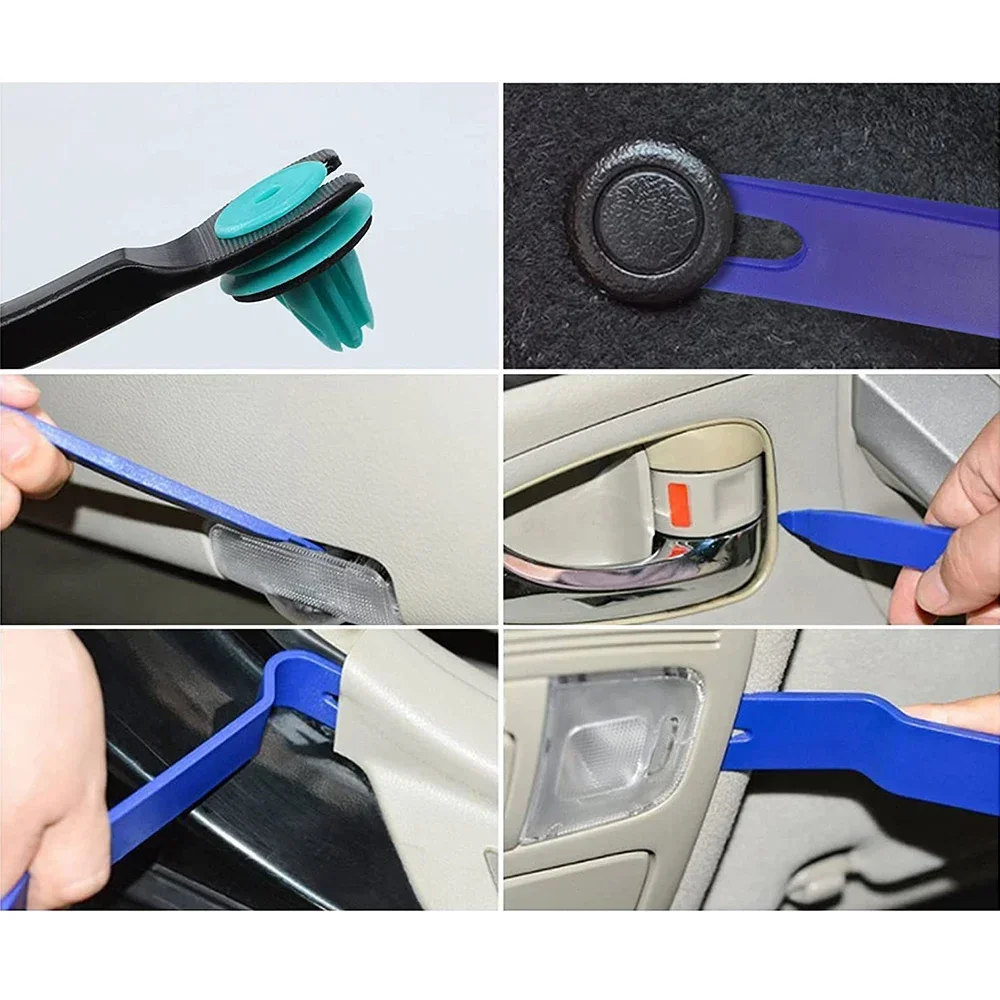 Car Panel Removal Tools Kit Portable Disassembly Radio Audio Door Pry Repair Clip Trim Dash Removal Auto Installer Hand Tool