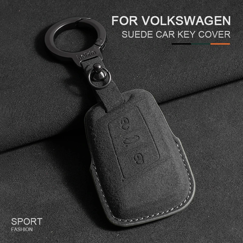 

For VW Volkswagen Passat B8 Taos Polo Tiguan for Skoda Kodiaq Fabia Karoq Octavia Seat Ateca Car Key Case Cover Protector Shell