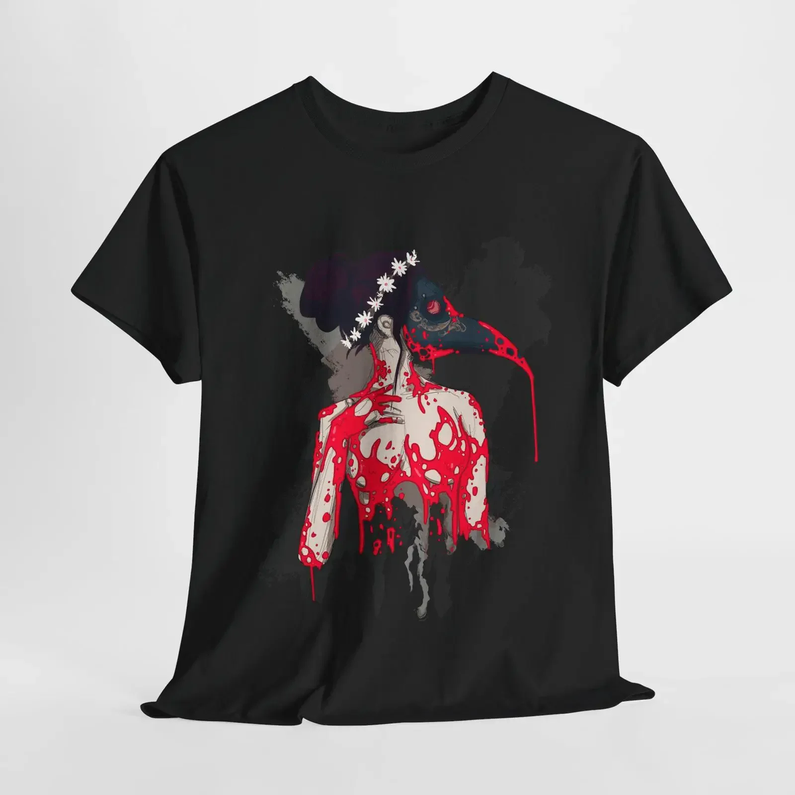 T-shirt en coton épais vintage délavé, confortable, doux, unisexe, respirant, élégant, légèrement masculin