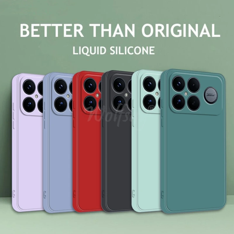 Für Xiaomi POCO F8 Ultra Fall Flüssiges Silikon Plain Gummi TPU Weiche POCO F8 Ultra Abdeckung Telefon Schutz Abdeckung POCO F8 Pro Fall