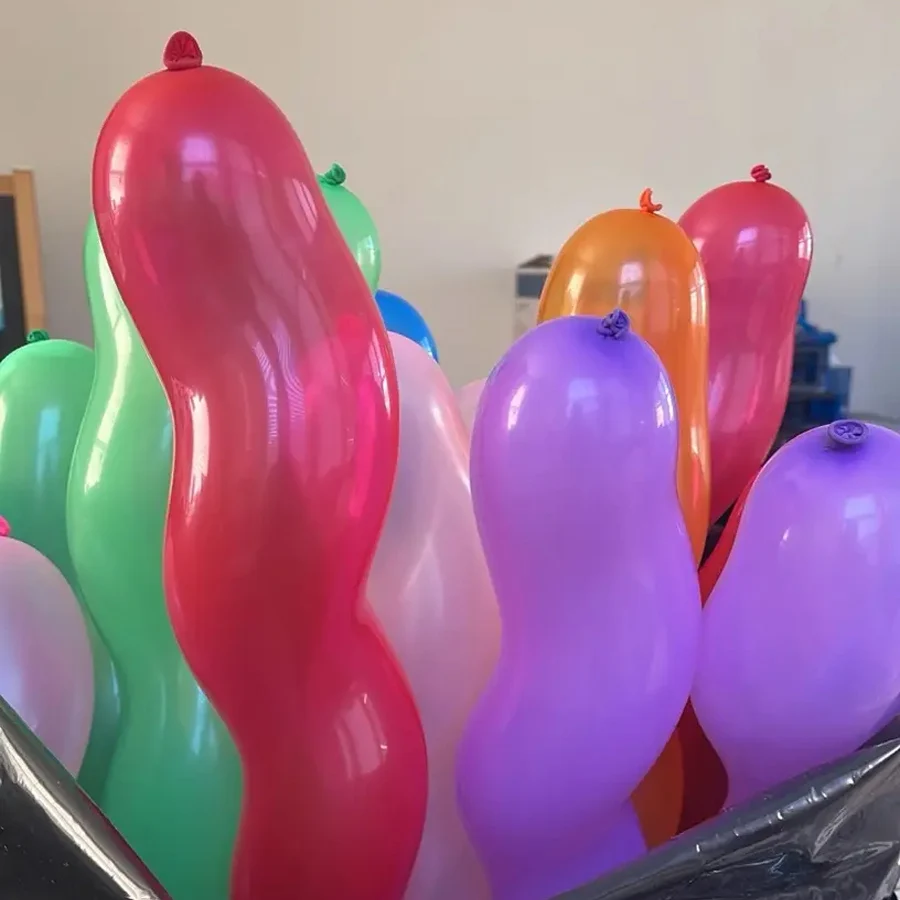 10/50 Latex-Spiralballons, einzigartig gefärbte, gedrehte Ballons, Dekorationen für Geburtstage, Hochzeiten, Feiertage und Partys – Detail 8