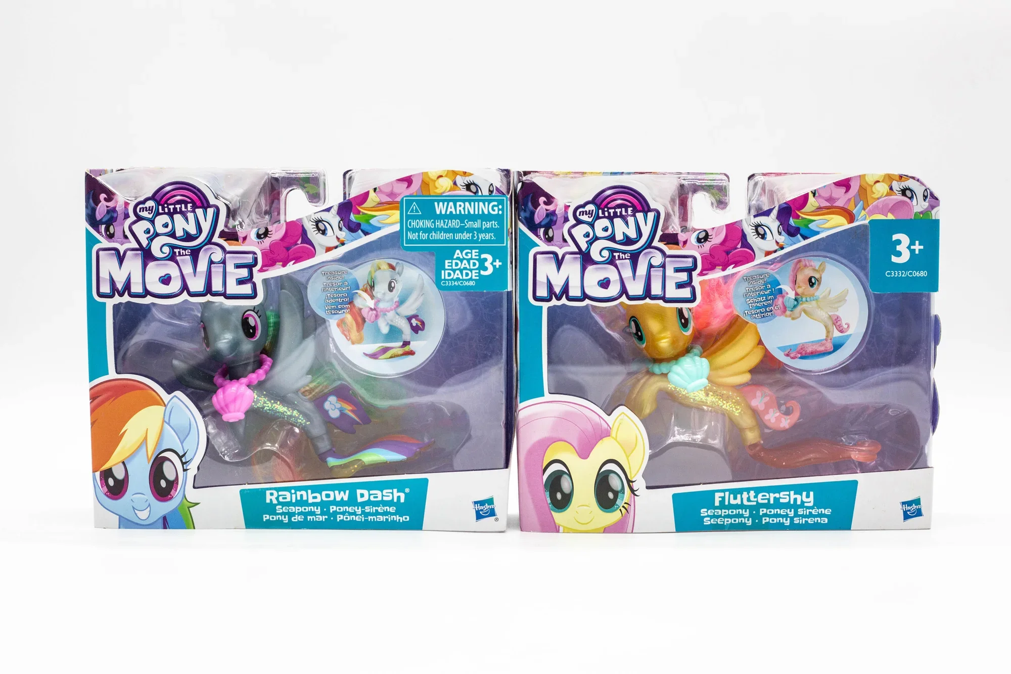 

Hasbro My Little Pony The Movie Rainbow Dash Fluttershy Seapony Doll Gifts Toy Model Anime Figures Collect Ornaments