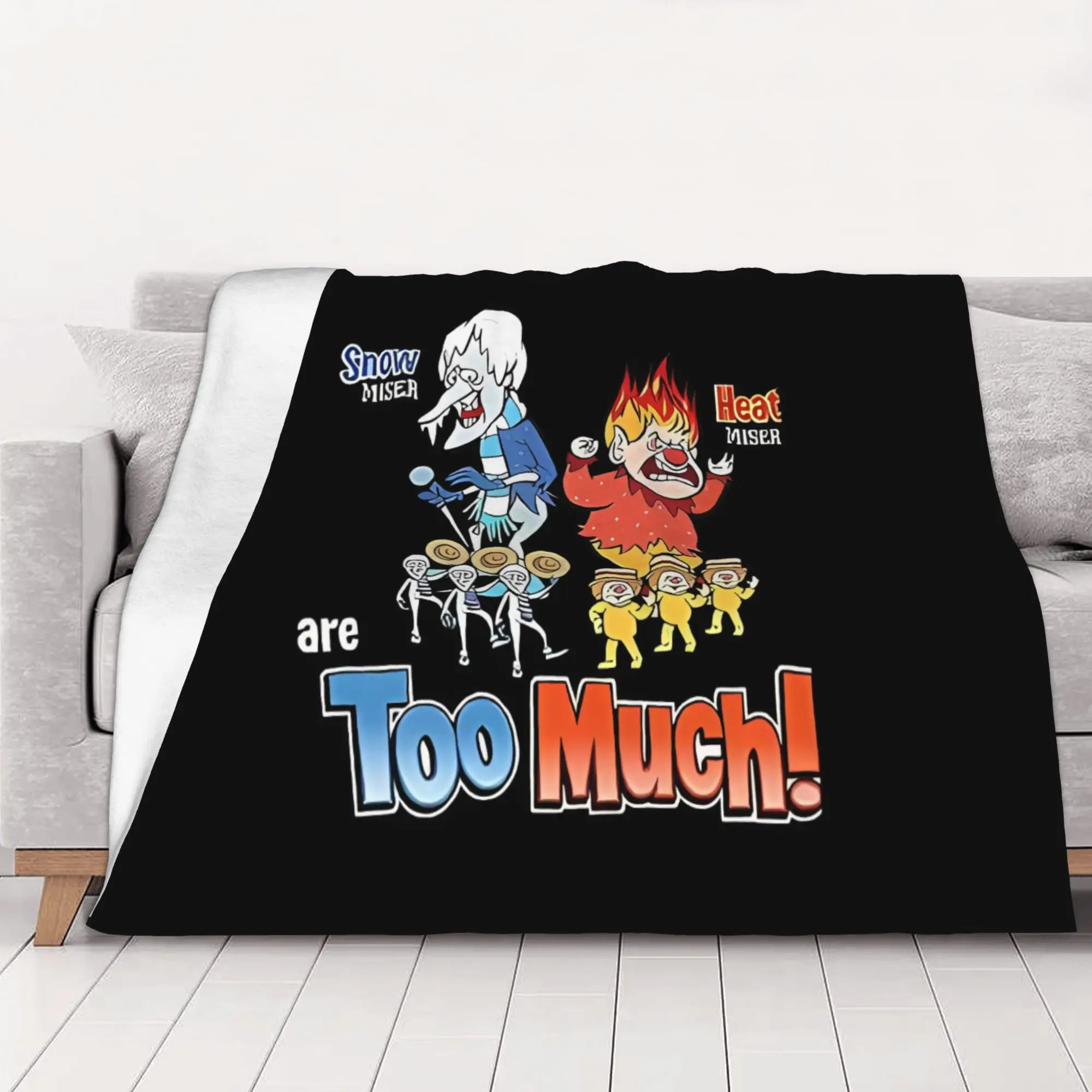 1PC home Cute Room Decor Classic Blanket Throw Blanket Miser Brothers Novelty Warm Blanket All Season