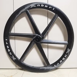 50 mm Bike Ahead-Style Super Lightweight 6-Spoke Carbon Wheel for Road Bikes - Smooth Riding, Durable, & Fast!