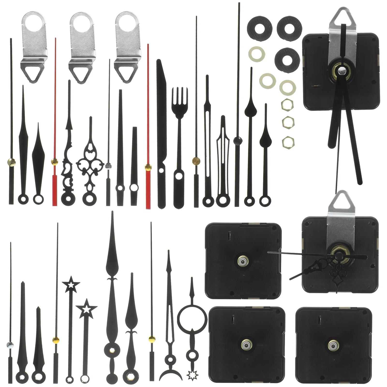 

1 set 1 Set Movement Kit High-Torque Diy Wall Clock Mechanism Replacement Parts Repairing Making Clocks Clock Mechanism Set