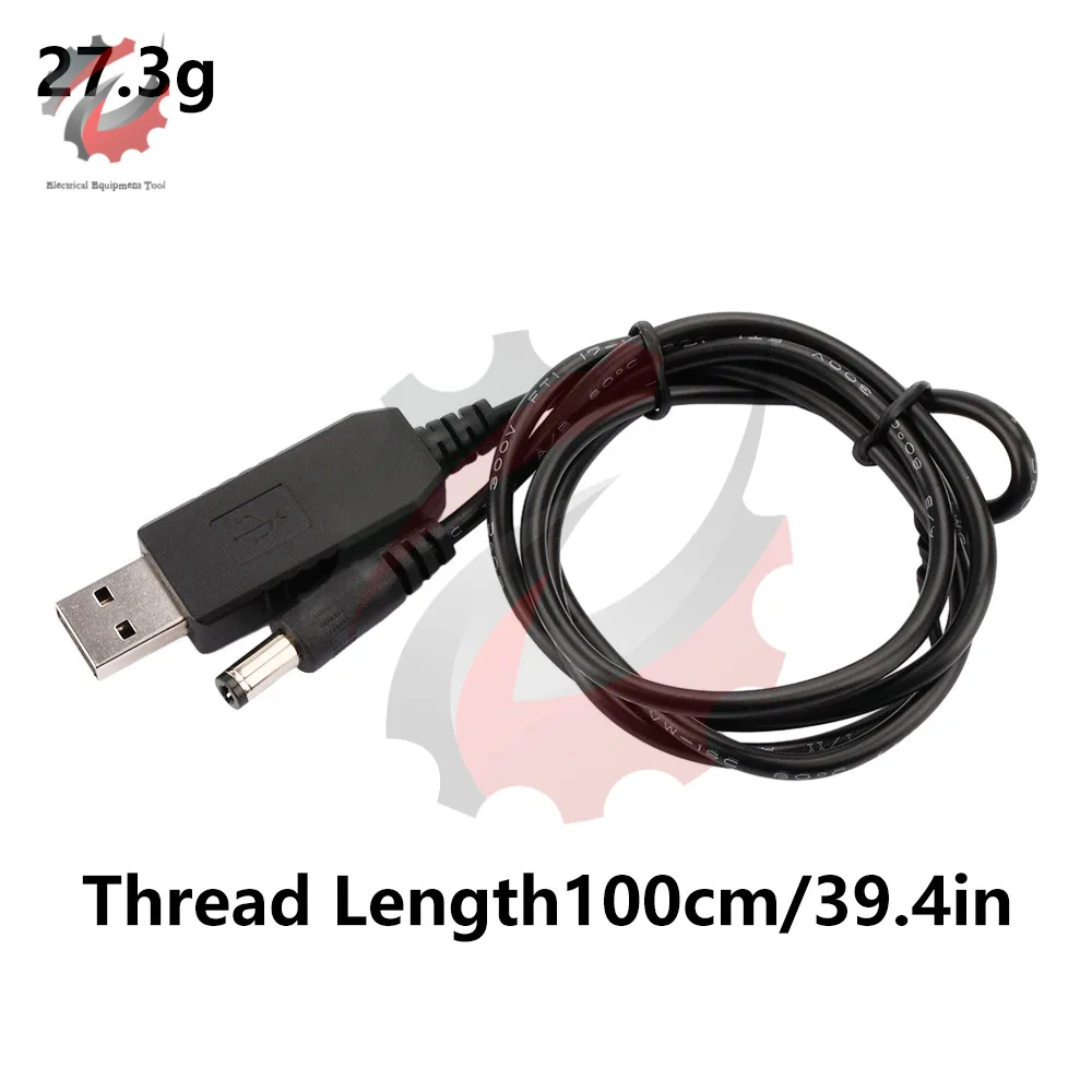 QC 2.0/3.0 DC 9V 12V 3A USB Decoy Trigger 100CM Power Supply Boost Line Step Up Charging Cable Voltage Regulator Wireless Router