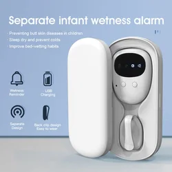 Baby Portable Wet Reminder Alarm Monitor a induzione per pannolini sensore di allarme per la bagnatura del letto senza fili letto Anti-bagnante anziani bambino bambino