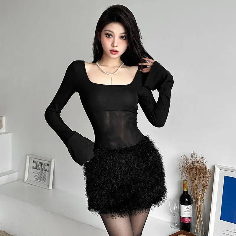 Kleider Damen Kleid Stücke Sommer Leinen Blumen Ditsy Rüschensaum Smocking Resort Bequem Schöne Atmungsaktive Trendige Strandmode