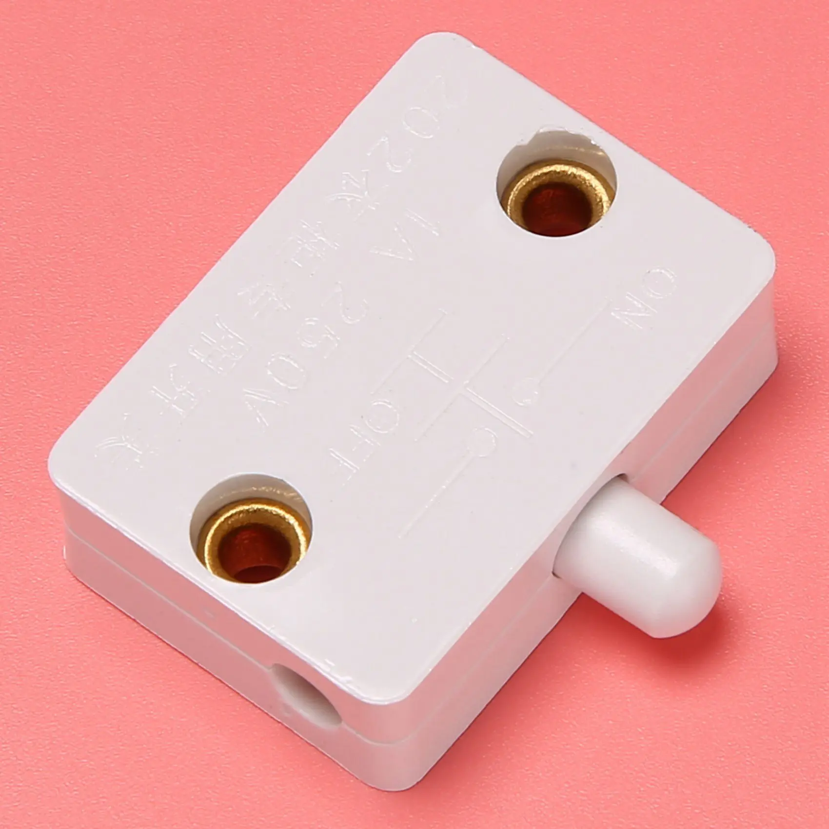 A98E-12Pcs Door LED Switch For Closet Light,Normally Closed Cabinet Electrical Lamp Switches,For Closet Pantry Cabinet White
