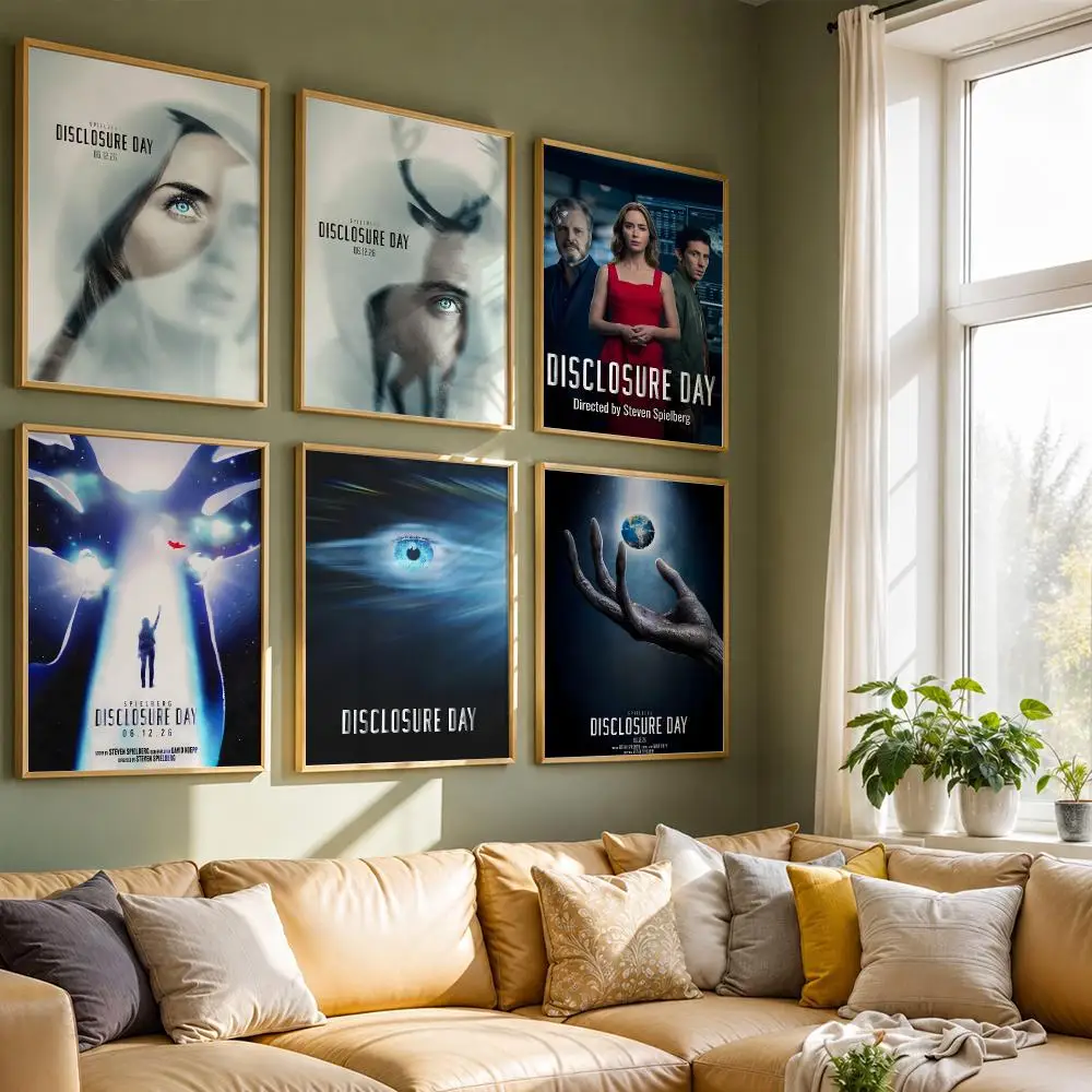 HOT MOVIE Disclosure Day Poster HD Self Adhesive Waterproof Wall Art Ideal for Home Office Dorm Bedroom Great Gift