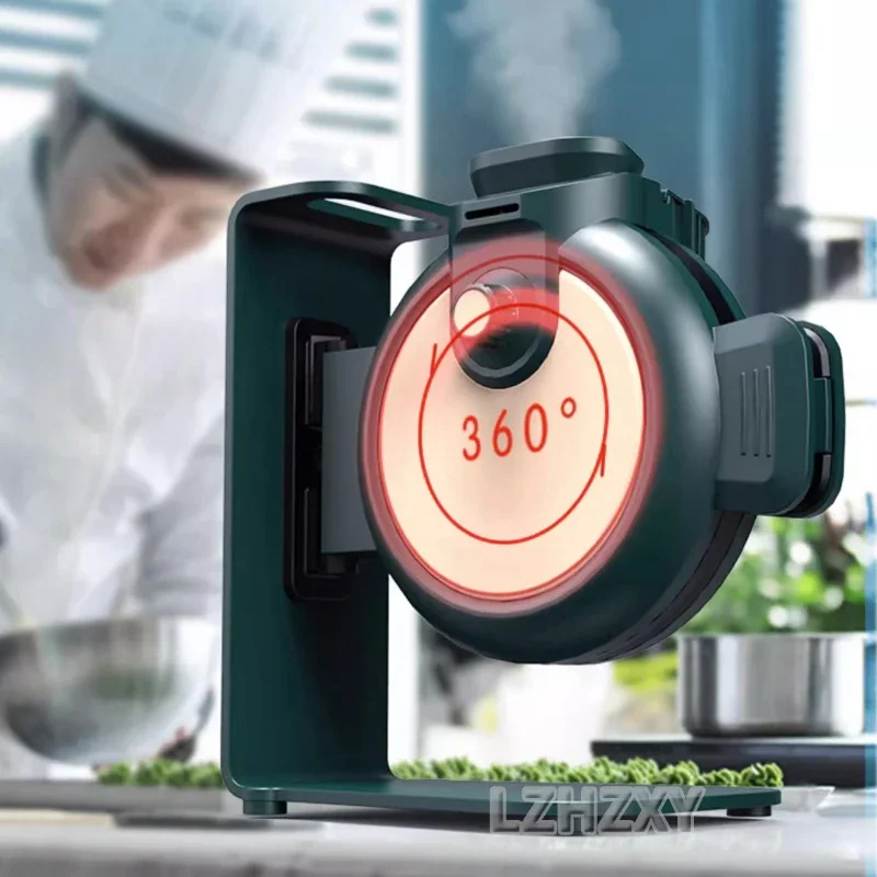 Elektrische Waffelmaschine, tragbar, für Zuhause, Frühstücksmaschine, Waffeleisen, Frühstück, Rundheit, geformtes Waffeleisen, Kochgerät