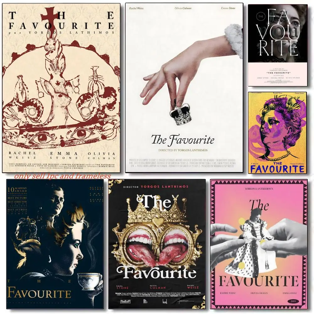 Biographical film T-The Favourite Poster Wall art poster paintings are suitable for clubs living rooms and bedroom
