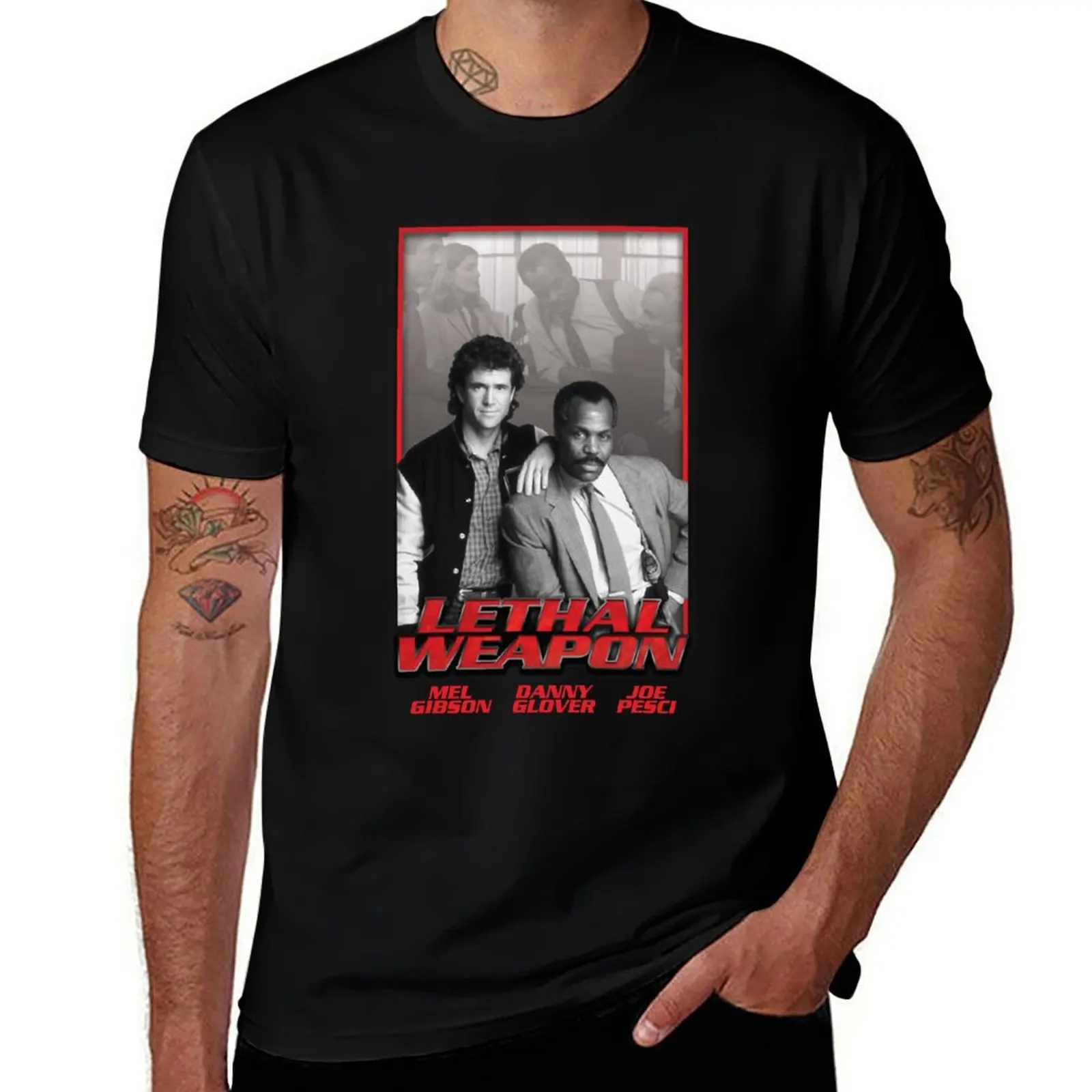 Action Movie American Police Motivational Lethal Weapons Gifts Movie Fans T-Shirt Modern Print Casual T-Shirt