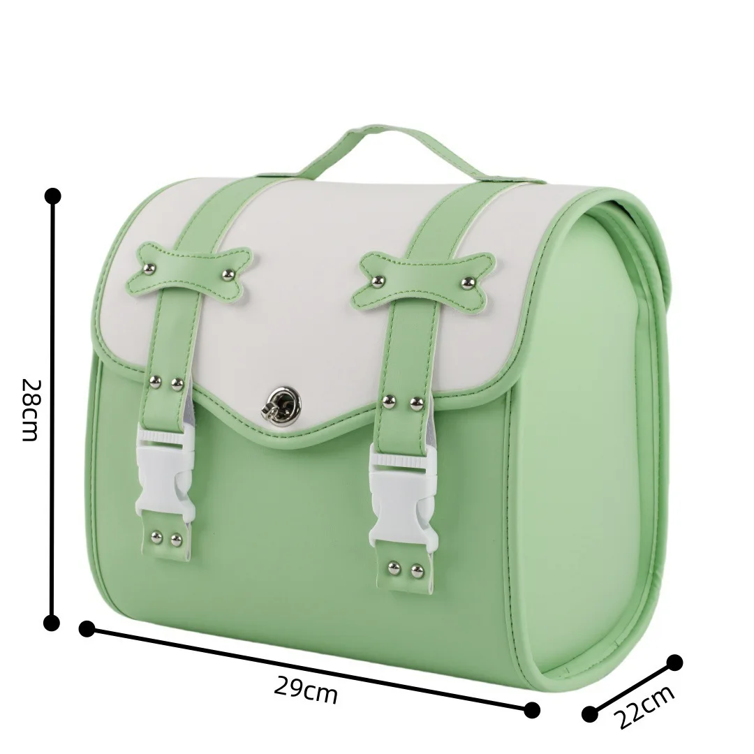 Motorcycle electric scooter cute female trunk large capacity durable bag scooter hanging bag large capacity helmet trunk