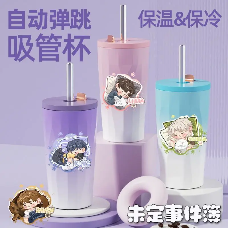 2025 دموع ثيميس أنيمي لعبة كوس أرتيم الجناح فيلهلم لوك بيرس ماريوس للجنسين 18x7 سنتيمتر لطيف 304 الفولاذ المقاوم للصدأ كوب بقشة هدية #1