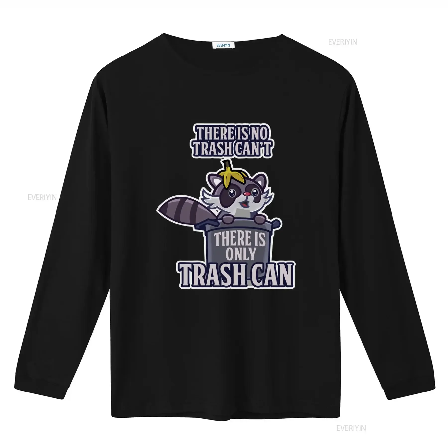 Funny Raccoon Trash Can T Shirt There Is No Can't Only Perfect for Raccon Lovers vintage Washed fashion Breathable Versatile