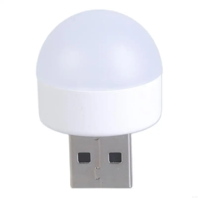 Mini Lámpara lectura LED 918C, luz bonita, lámpara redonda USB para protección ojos, lámpara móvil para mesita