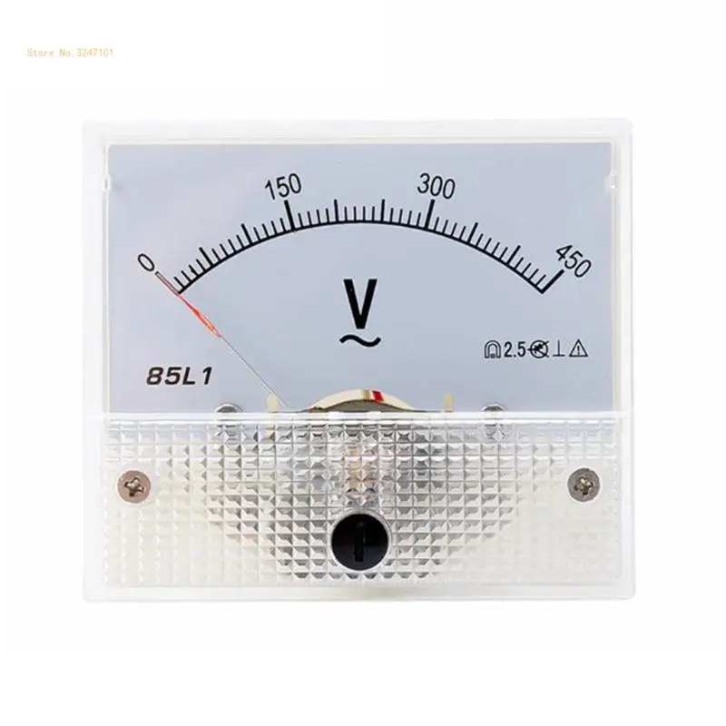 Analog Current Panel Meter Ammeter for Circuit Testing Charging Battery Ampere Tester Gauge 0-150V 250V 450V 500V Dropship