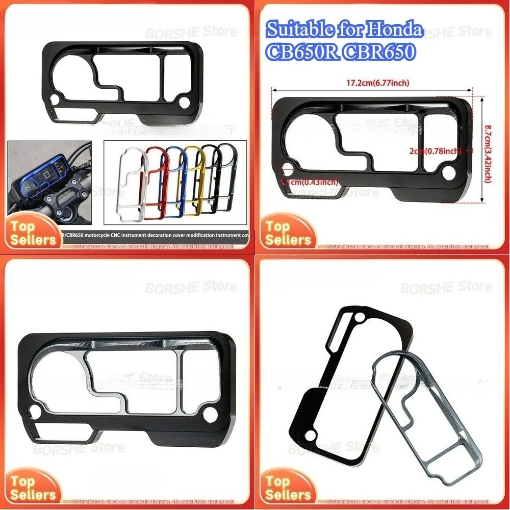 

2026 Suitable for Honda CB650R CBR650 Motorcycle CNC Instrument Cover Decorative Modification Trim