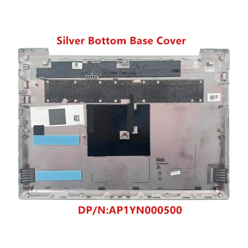 Laptop Bottom Base Case Cover para Lenovo IdeaPad, Silver Shell, AP1YN000500, novas peças de reposição, IdeaPad 520S-14, 520S-14IKB