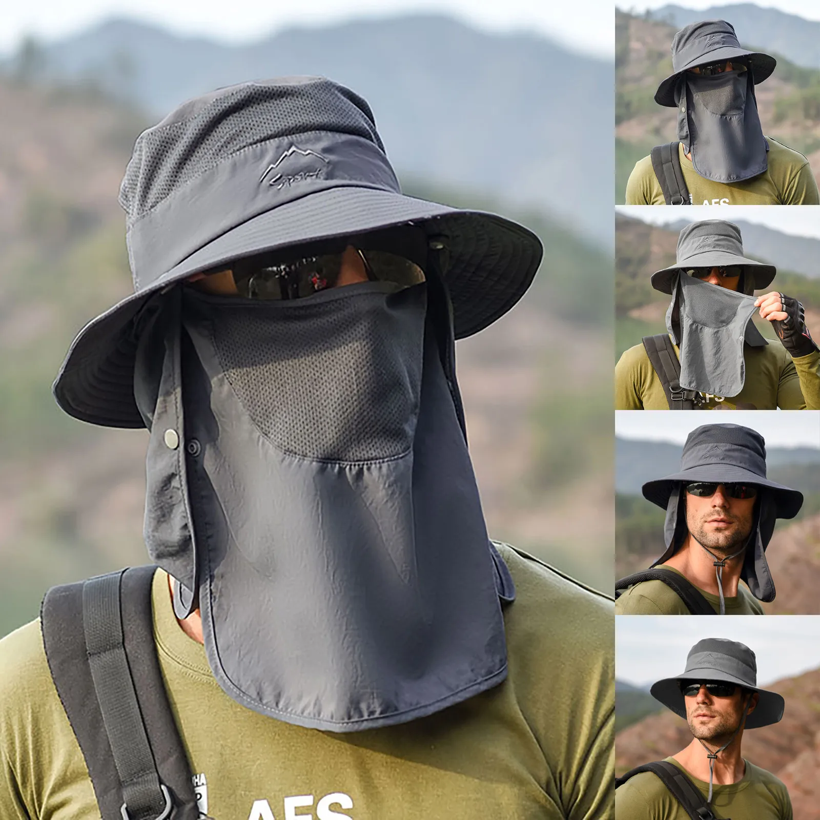 chapeu-de-pescador-masculino-de-verao-com-cobertura-facial-protetor-solar-sombra-ao-ar-livre-caminhadas-acampamento-chapeu-de-pesca-protecao-uv-chapeu-de-sol-de-aba-larga-﻿