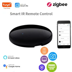 Tuya Zigbee 3.0 Inteligentny pilot na podczerwień do telewizora AC Inteligentny dom Uniwersalny pilot na podczerwień do Alexa Google Home