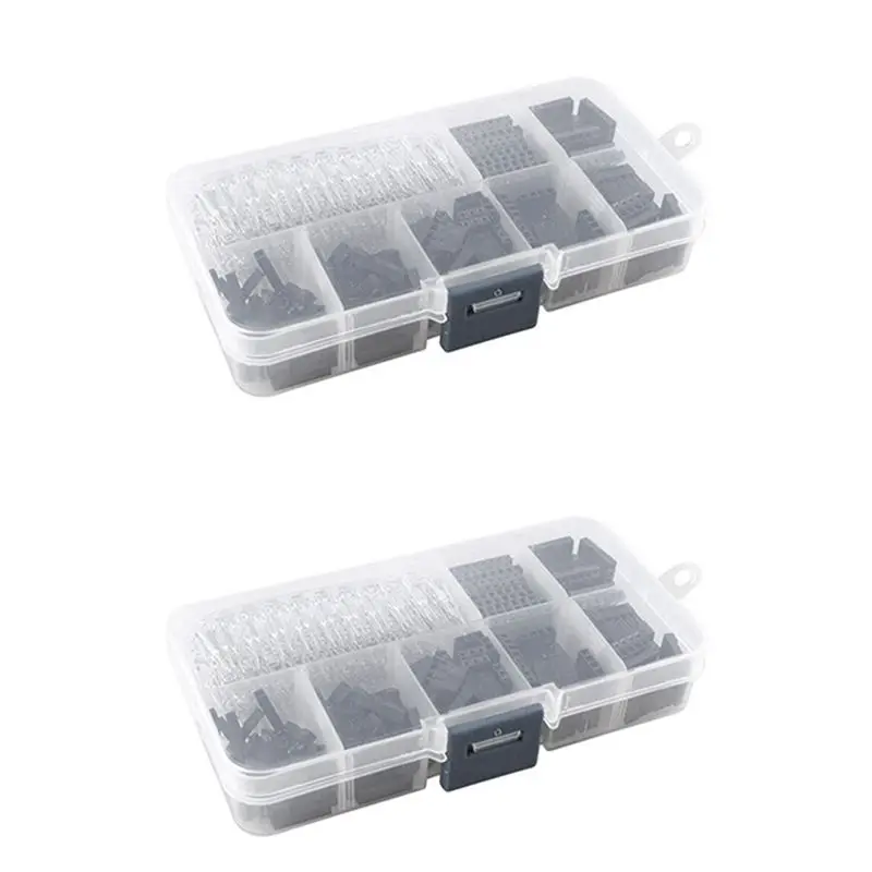 DT17 620Pcs 2.54mm for Jumper Wire Pin Header Connector Kit XH-2.54 Housing for Arduino PCB Breadboard DIY