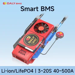 Daly Smart BMS 3S 4S 8S10s 13S 12S 13S 14S 16S 17S 20S 24S Smart BMS 60A 80A 100A 150A 200A 500A Lifepo4 Li-Ion Lto Batterie