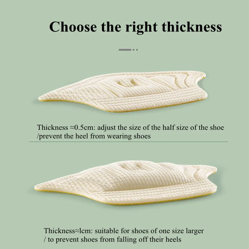 2pcs Adjustable Size Insoles Patch Heel Pads Shoes Anti-wear Feet Pad Sneaker Heel Anti Blister Friction Protector Back Pads