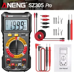 ANENG SZ305 1999 Counting Professional Intelligent Multimeter Capacitor Tester, AC/DC Voltmeter, Current Resistance Ohm Testing