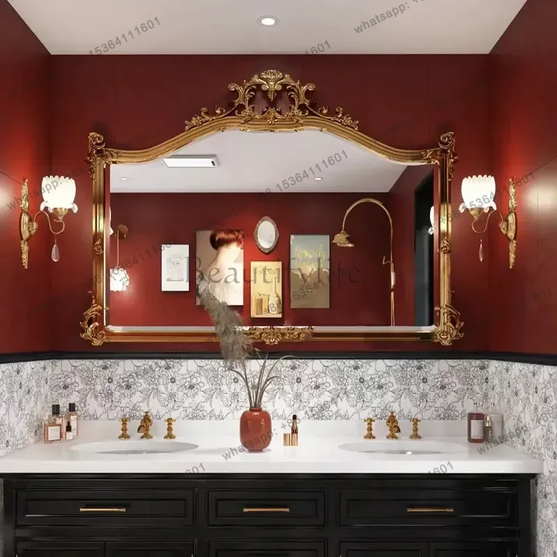 ld Decoration Wall Mirror Modern Living Room Vanity Girls Men Bathroom Big Bathroom  Funky Espelhos Home Products