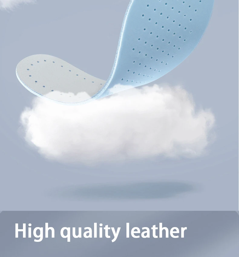 1 Paar/2 Paar Leder-Einlegesohlen, atmungsaktive Sport-Einlegesohlen, Latex-Elastik-Schuhsohle, bequeme Schuhpolster für Damen und Herren. – Detail 10