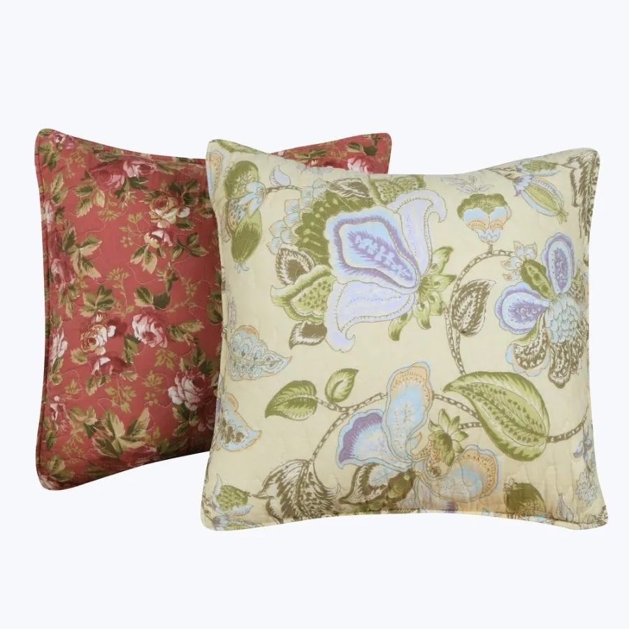 

Blooming Prairie Coordinating Decorative Accent Pillows, Set of 2