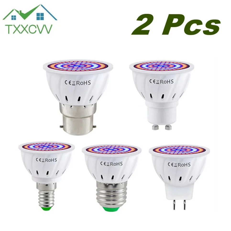 Phyto Led B22 Hydroponic Growth Light E27 Led Grow Bulb MR16 Full Spectrum 220V UV Lamp Plant E14 Flower Seedling Fitolamp