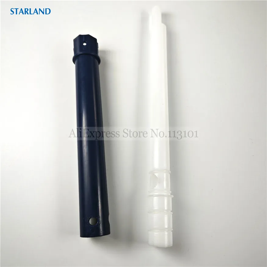 2 أنابيب توسيع الهواء الطويلة ثقوب الهواء القابلة للتعديل تركيبات جديدة لقطع غيار ماكينات الآيس كريم الناعمة بطول 19.7 سنتيمتر