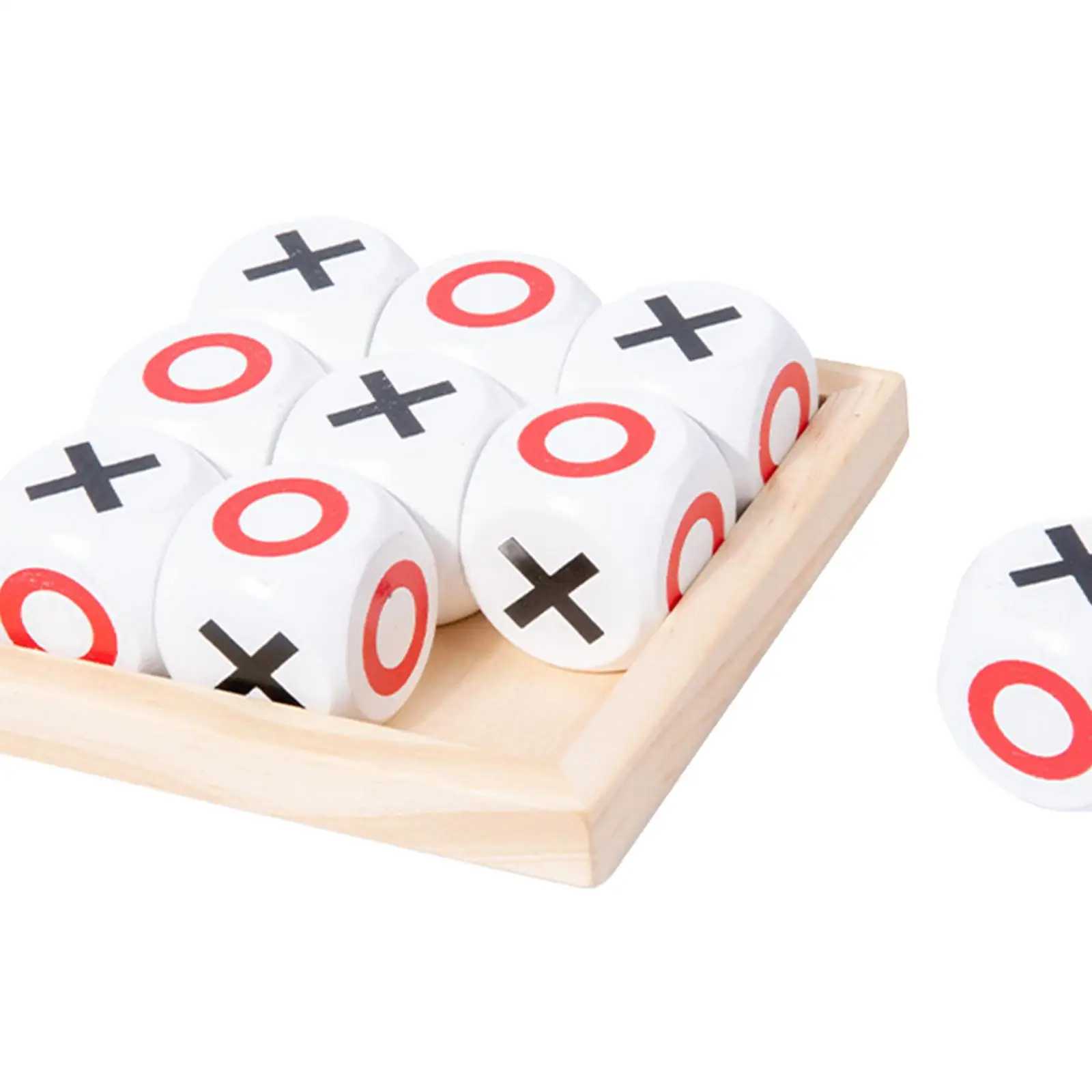 Tic TAC Parker-Jeux de société de stratégie en bois, jouet de table XO pour enfants et adultes