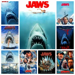 Steven Spielberg Classic Jaws Movie Diamond painting Horror Shark Handmade Cross Stitch Poster Wall Picture For Living Decor