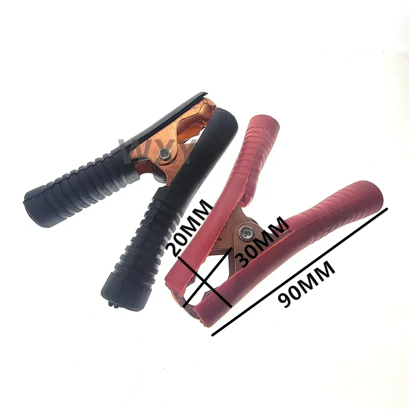 50A-200A Electrical Crocodile Alligator Battery Insulated Clip Connector Plastic Handle Test Alligator Clip For Electric Project