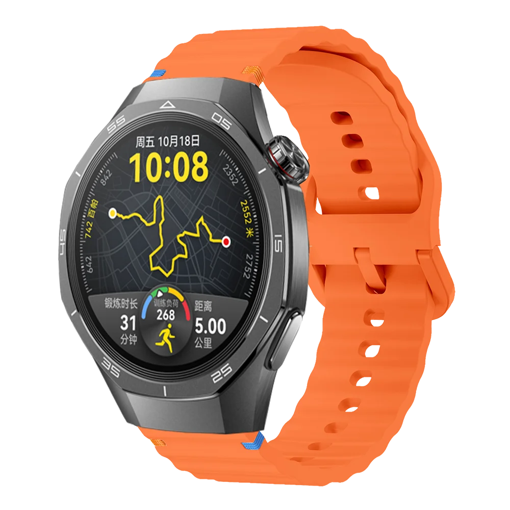 Soft Silicone Strap Compatible with Huawei GT5 Pro 46mm  Replacement Straps for Huawei GT5 46mm Original Men Women 22mm Band