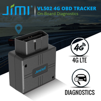 Jimi VL502 Mini OBD GPS Tracker With On-Board Diagnostics Real-time Tracking Multiple Alerts Driver Behaviors Locator Free APP