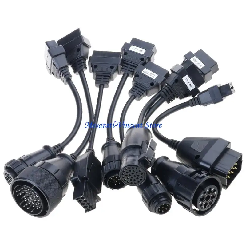 A70F Commercial Vehicle Diagnostic Adapter Connector Cord Cable Converter Adapter ABS Housing Suitable For Fleet Management