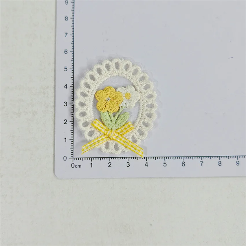 10PCS New Spring Summer Fresh  - огляд і ціна Applique Patch Flower