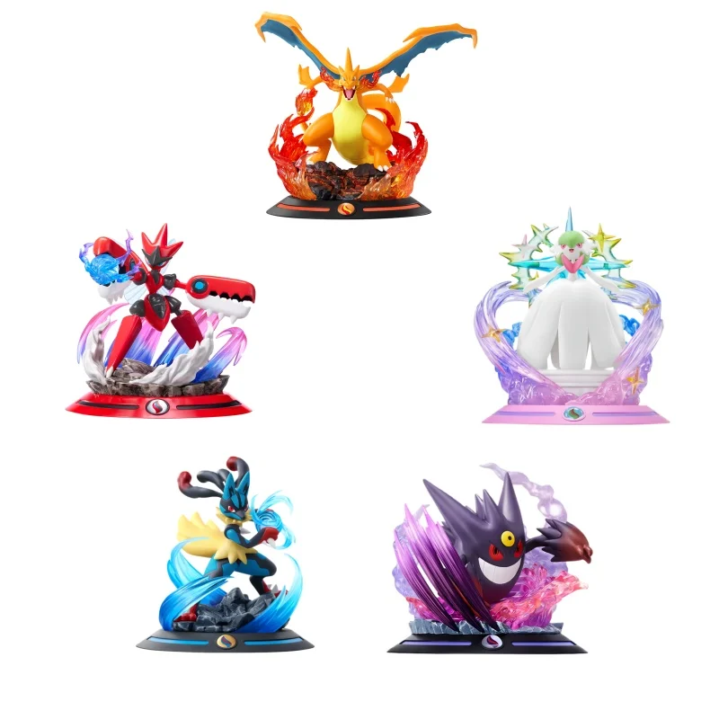 funism-ポケモンメガ進化リザードン-y-ゲンガー-シザーゴードヴェール-ルカリオ-アクションフィギュア-コレクタブルモデル-デスク装飾ギフト