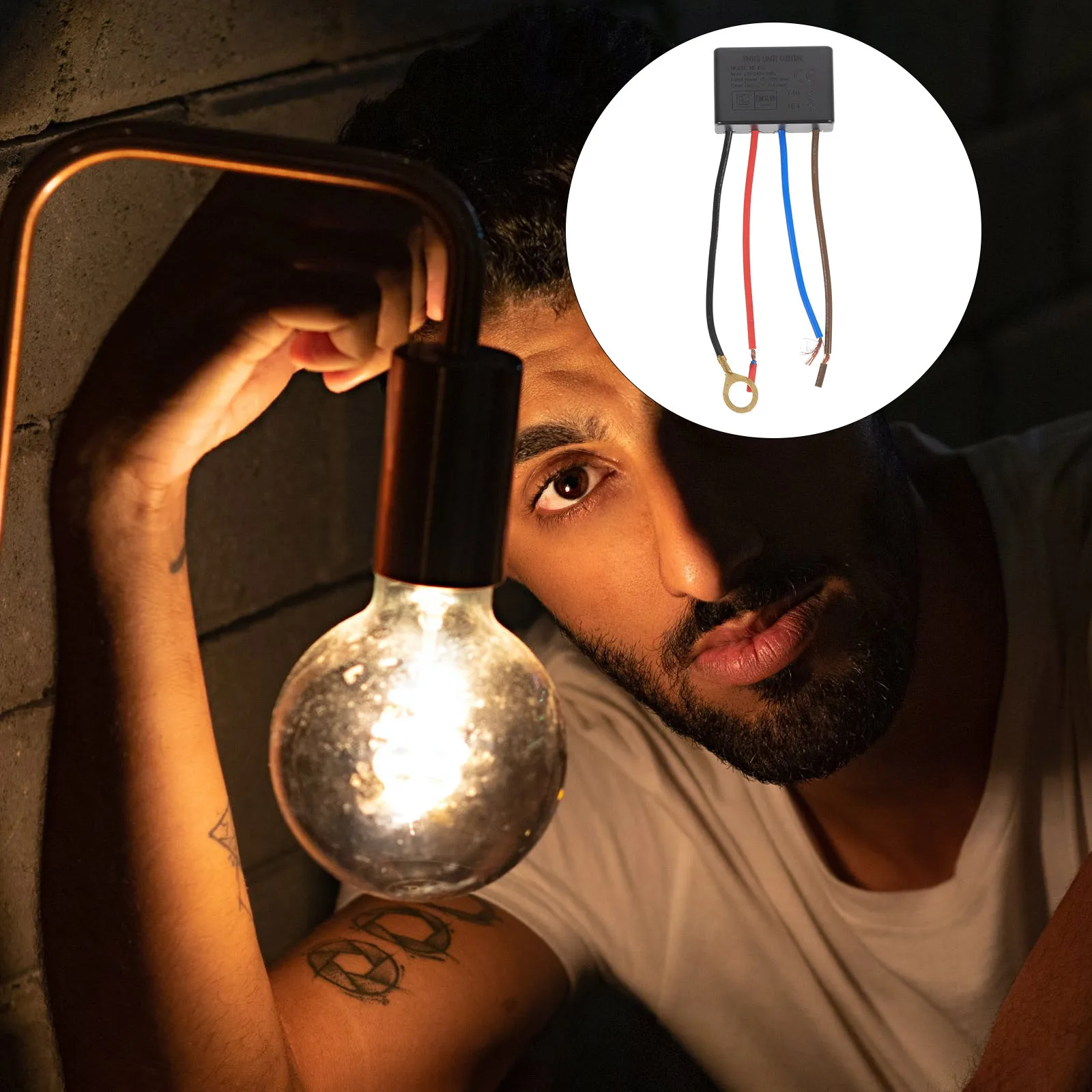 Lampu Meja dengan Pengerjaan Halus, Peredup Sentuh, Lampu LED yang Dapat Disesuaikan, Modul Kontrol Lampu Meja, Peredup Lampu