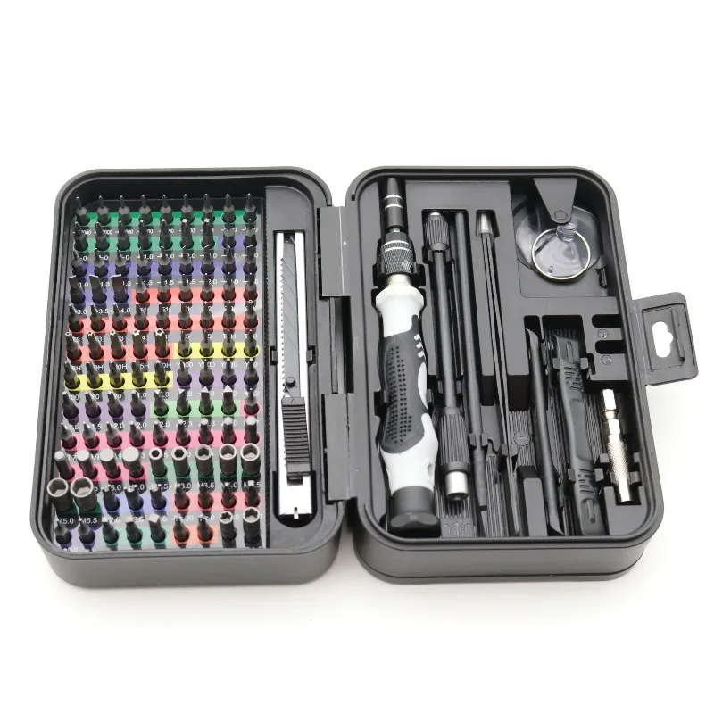132-in-1 Precision Screwdriver Set H4 Bits Repair Tools with Storage Box for Phone
