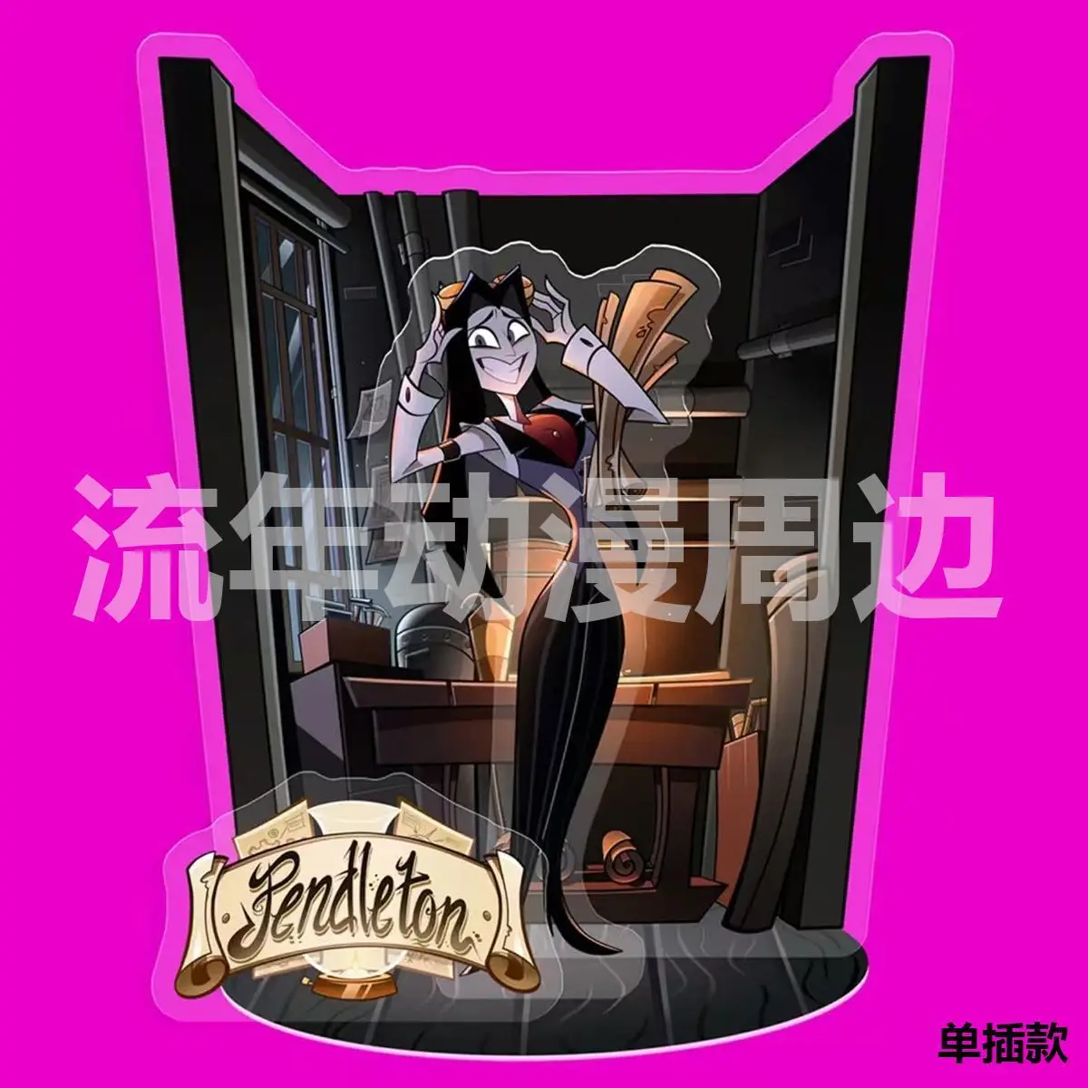 Hazbin Hotel Homemade Acrylic Plaque Decorations in The Surrounding Area Hell Inn's Plaque Is Exquisite Y2k Fashion Toys Kawaii