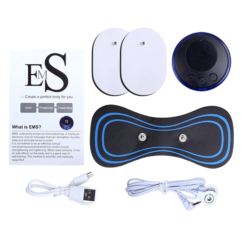 Mini Neck Massager Electric Muscle Stimulator Cervical Massage Patch Relaxation Tool  Patches