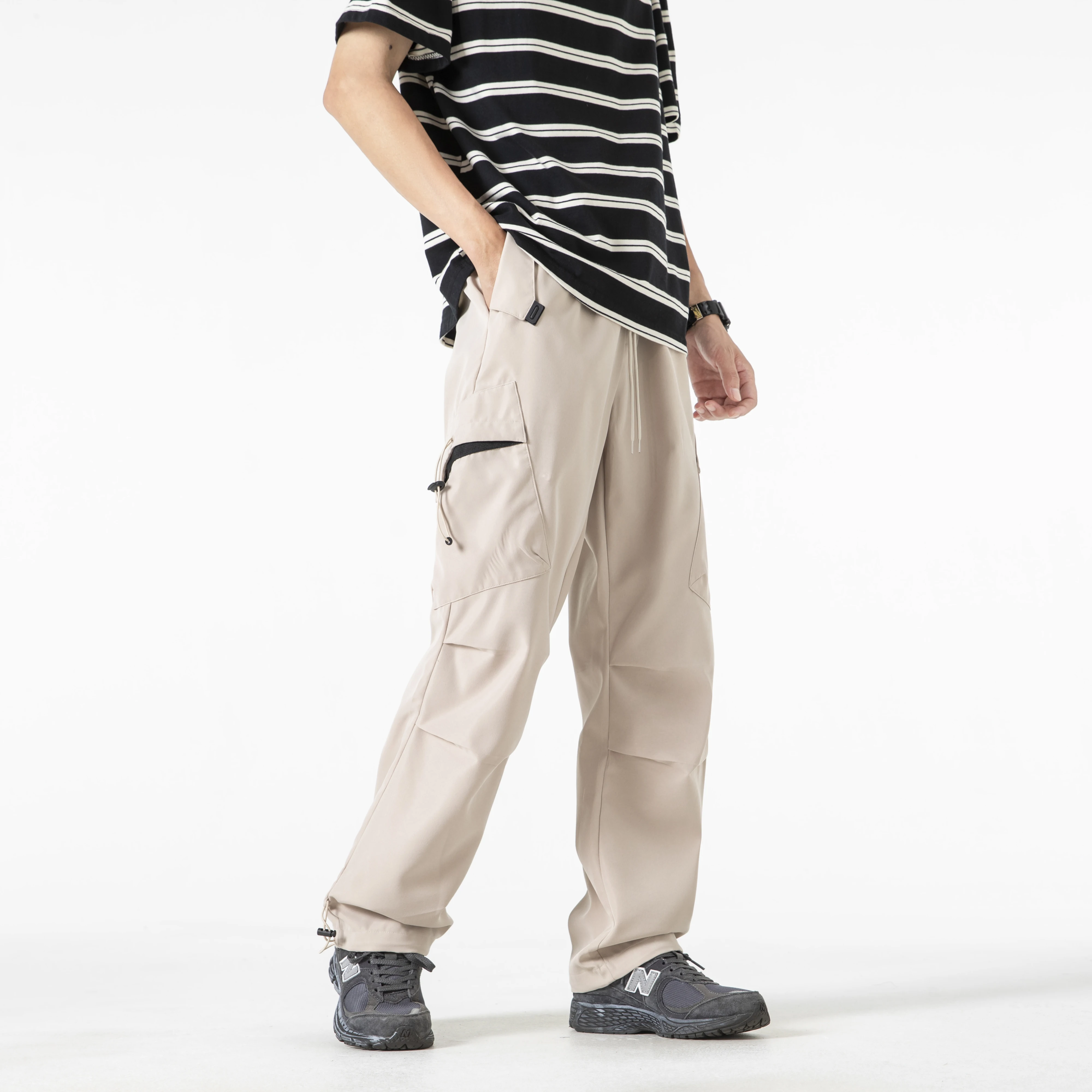 

Spring and Autumn Outdoor Fashion Mountaineering straight-leg men's workwear pants, sporty and casual pants, new loose style