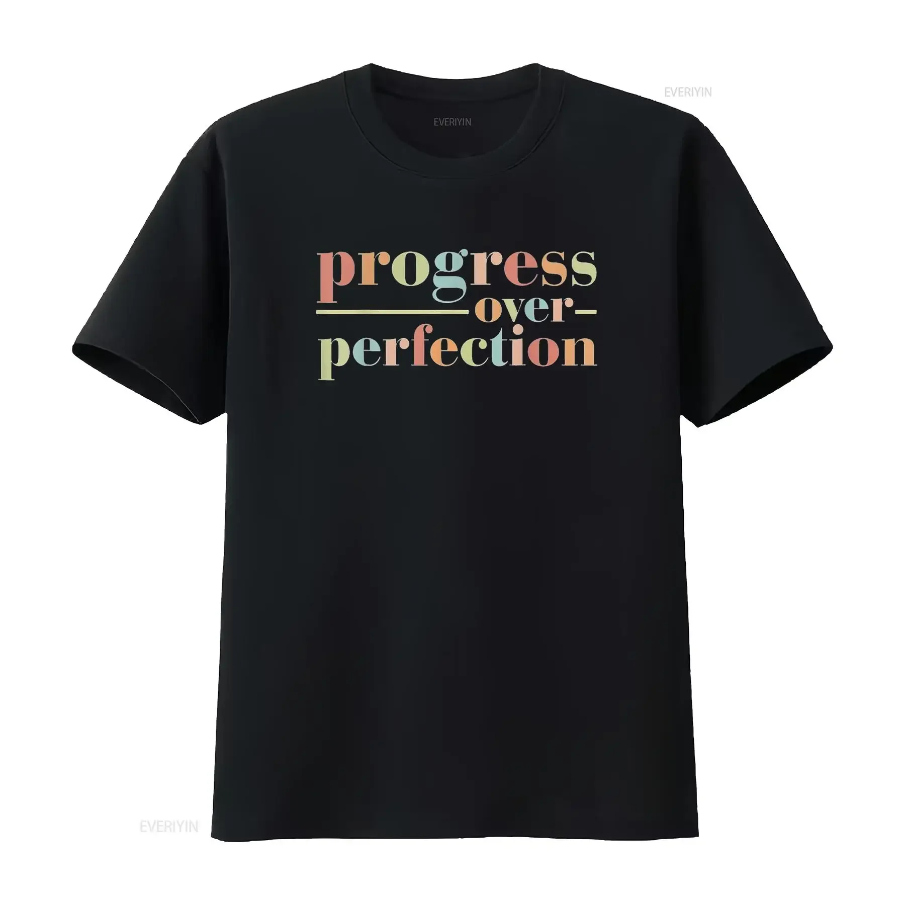 Back To School Progress Over Perfection Vintage Te Women s  T Shirt High Quality and Stylish vintage Washed graphic Stretched